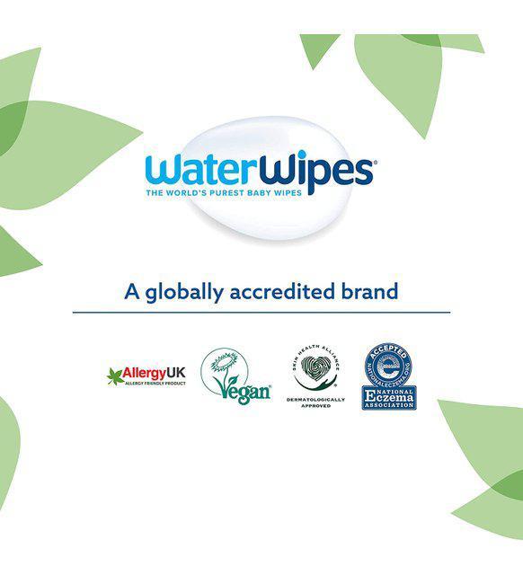 Waterwipes Yenidoğan Hipoalerjenik-Parfümsüz 12 x 60 Yaprak 12 Paket Islak Mendil