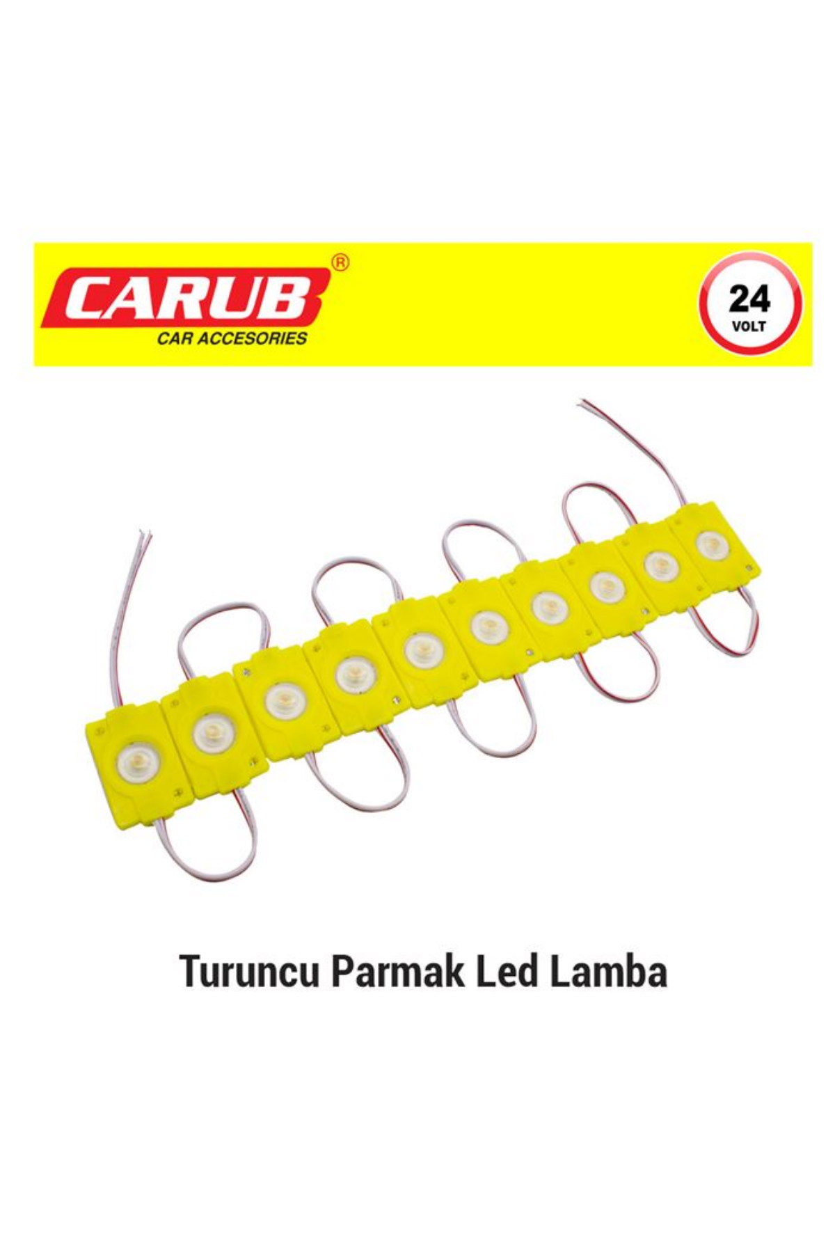 CARUB BR0409969 LAMBA PARMAK 24V MERCEKLi 1 SET 10 ADET TURUNCU