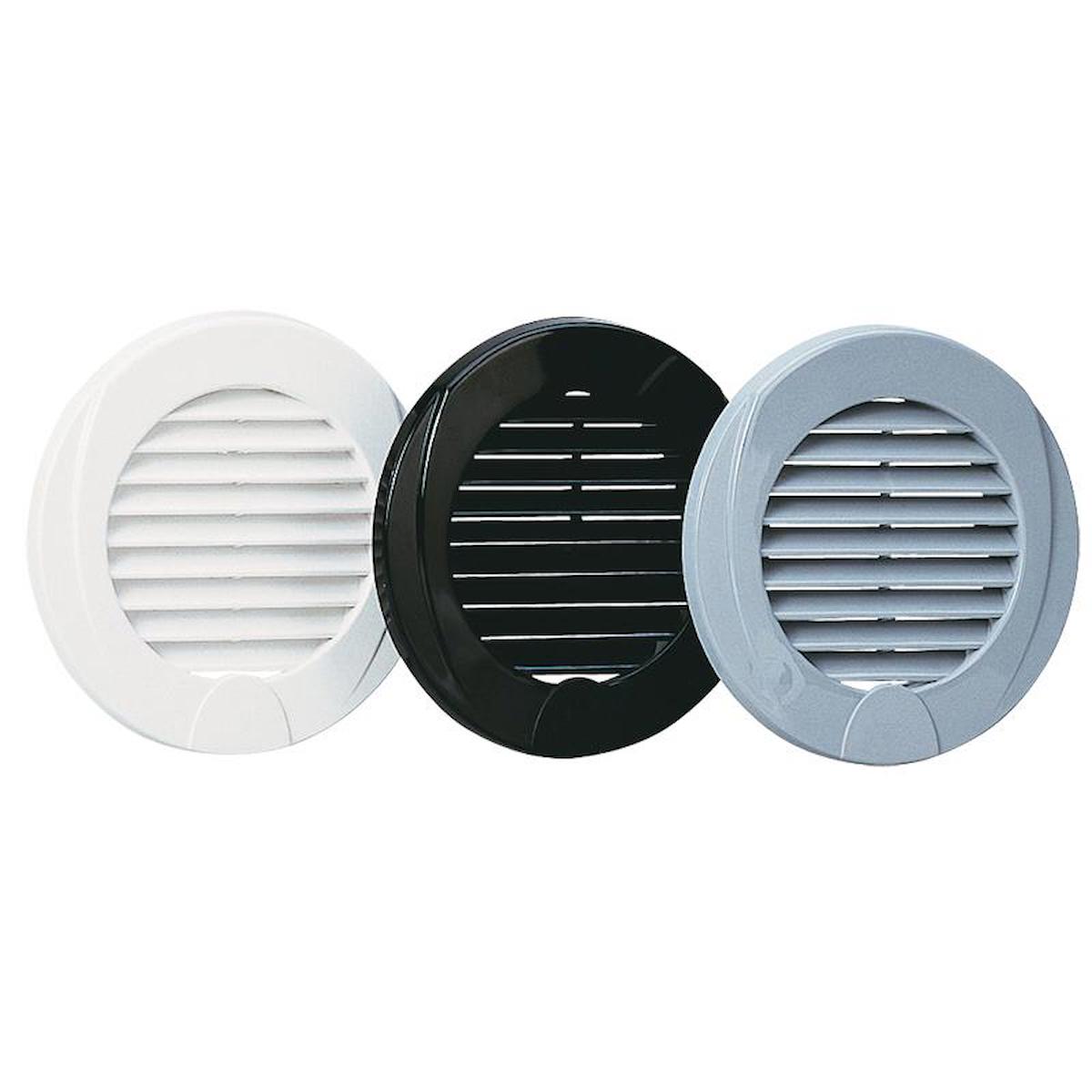 Ventilation Shaft Grilles Cover, Ø76mm, Black