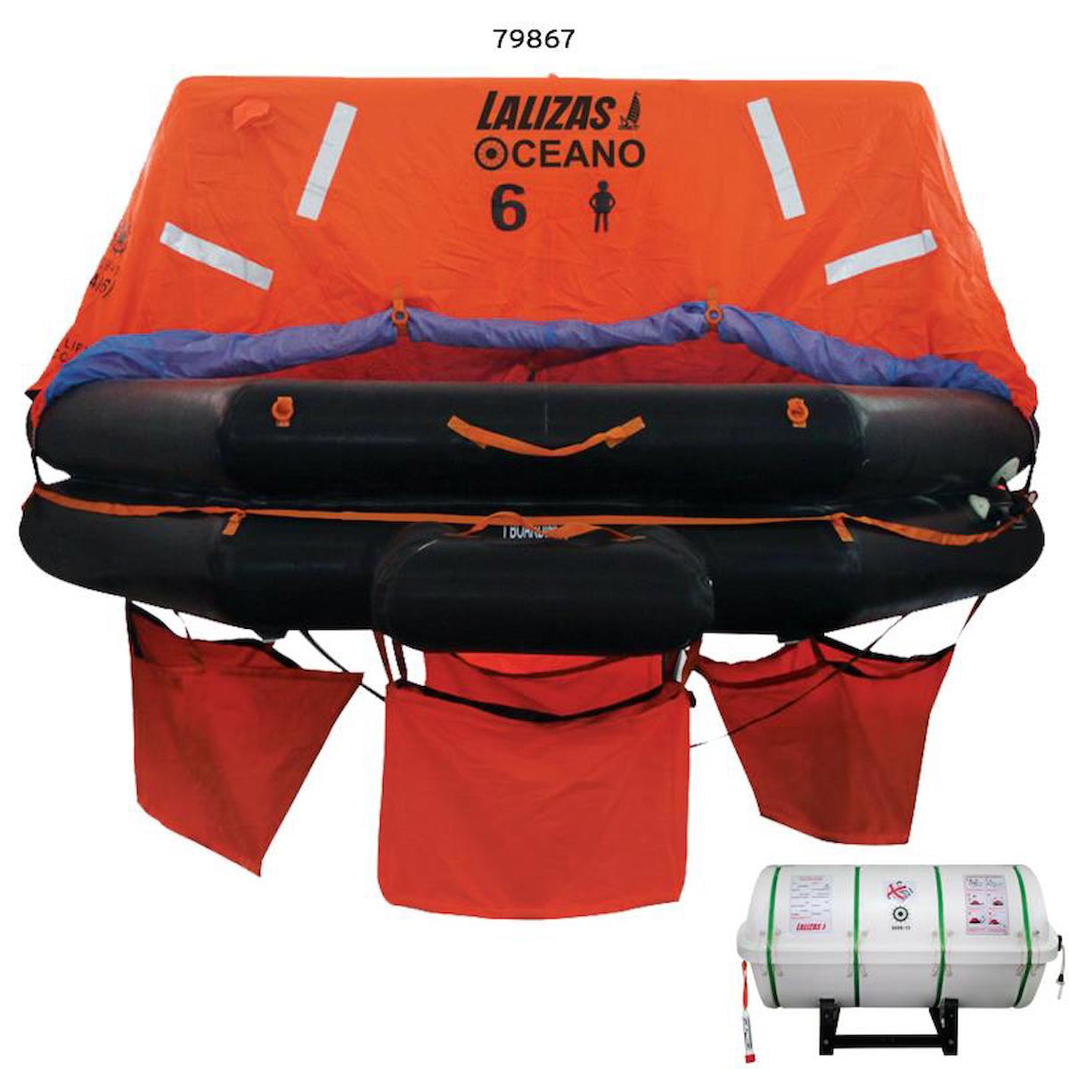 LALIZAS Cansalı SOLAS OCEANO,Throw-overboard Type,8 prs,flat pack (A)