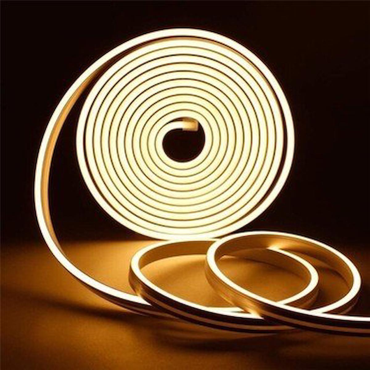 12V GÜNIŞIĞI NEON LED 6X12MM CATA ( 5 METRE)