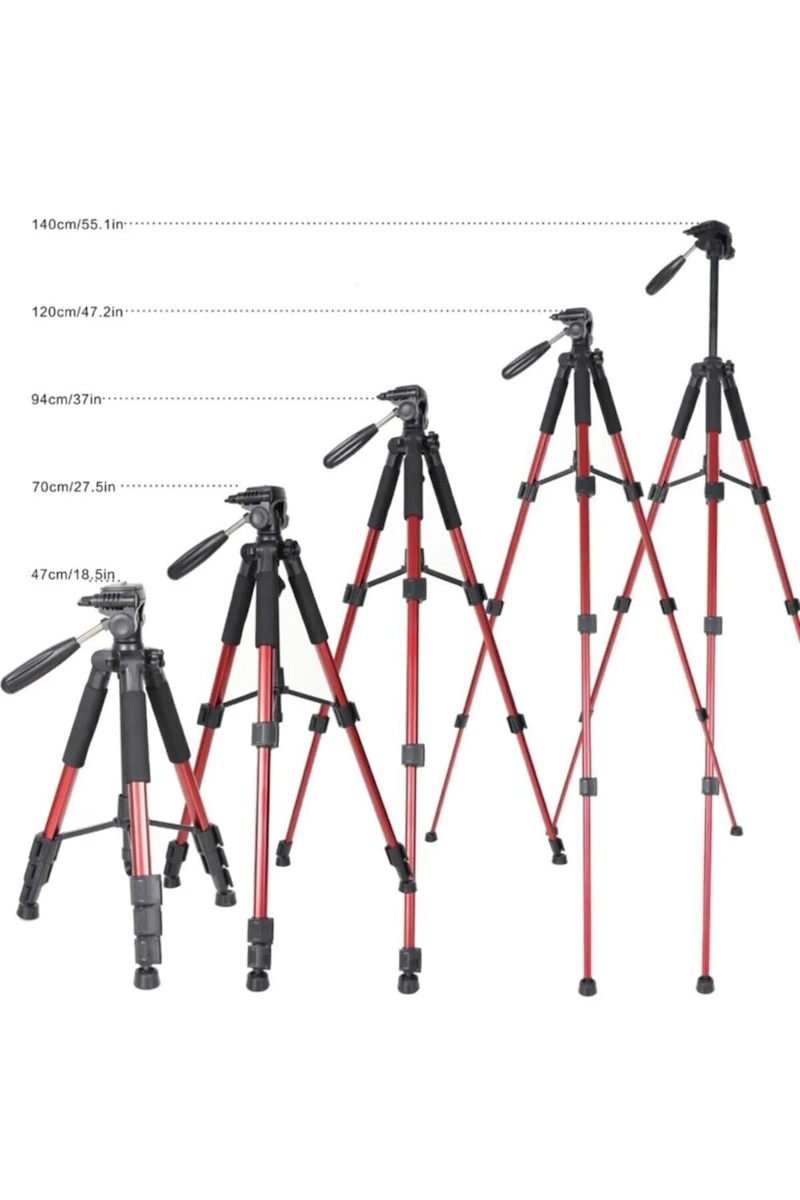 Q111 Profesyonel Alüminyum Tripod 5 Kg Taşıma Kapasiteli