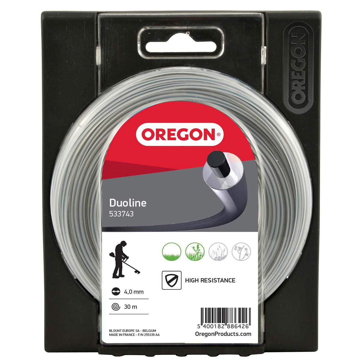 Oregon 106502E Duoline Tırpan Misinası 3 mm 60 mt