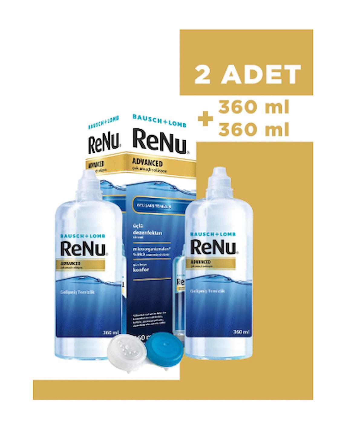 Renu Advanced Lens Solüsyonu 360 Ml X 2 Adet