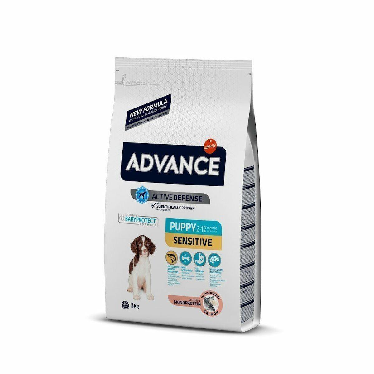 Advance Baby Protect Puppy Sensitive SalmonRice Somonlu Hassas Yavru Köpek Maması 3 Kg