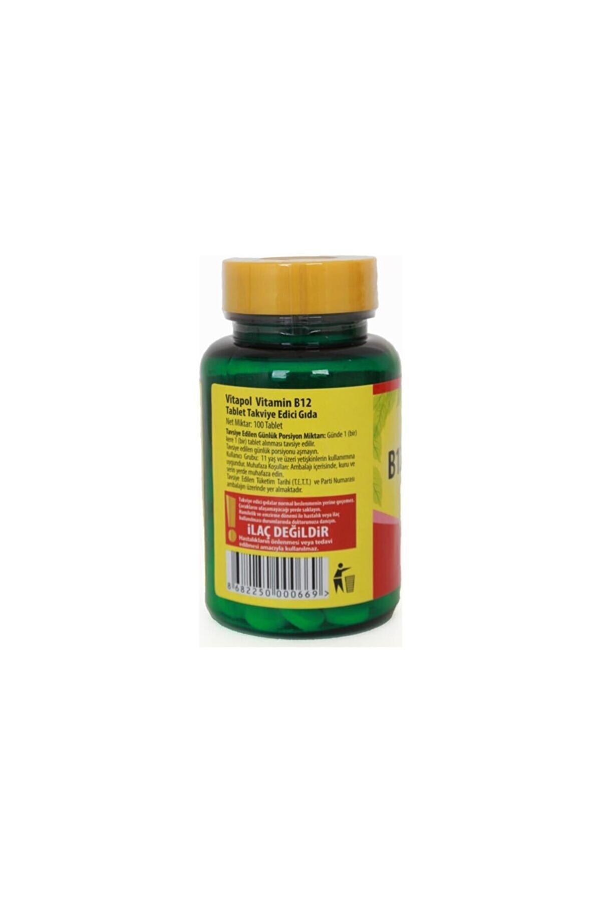 Vitapol Vitamin B12 100 Tablet B12 Vitamini