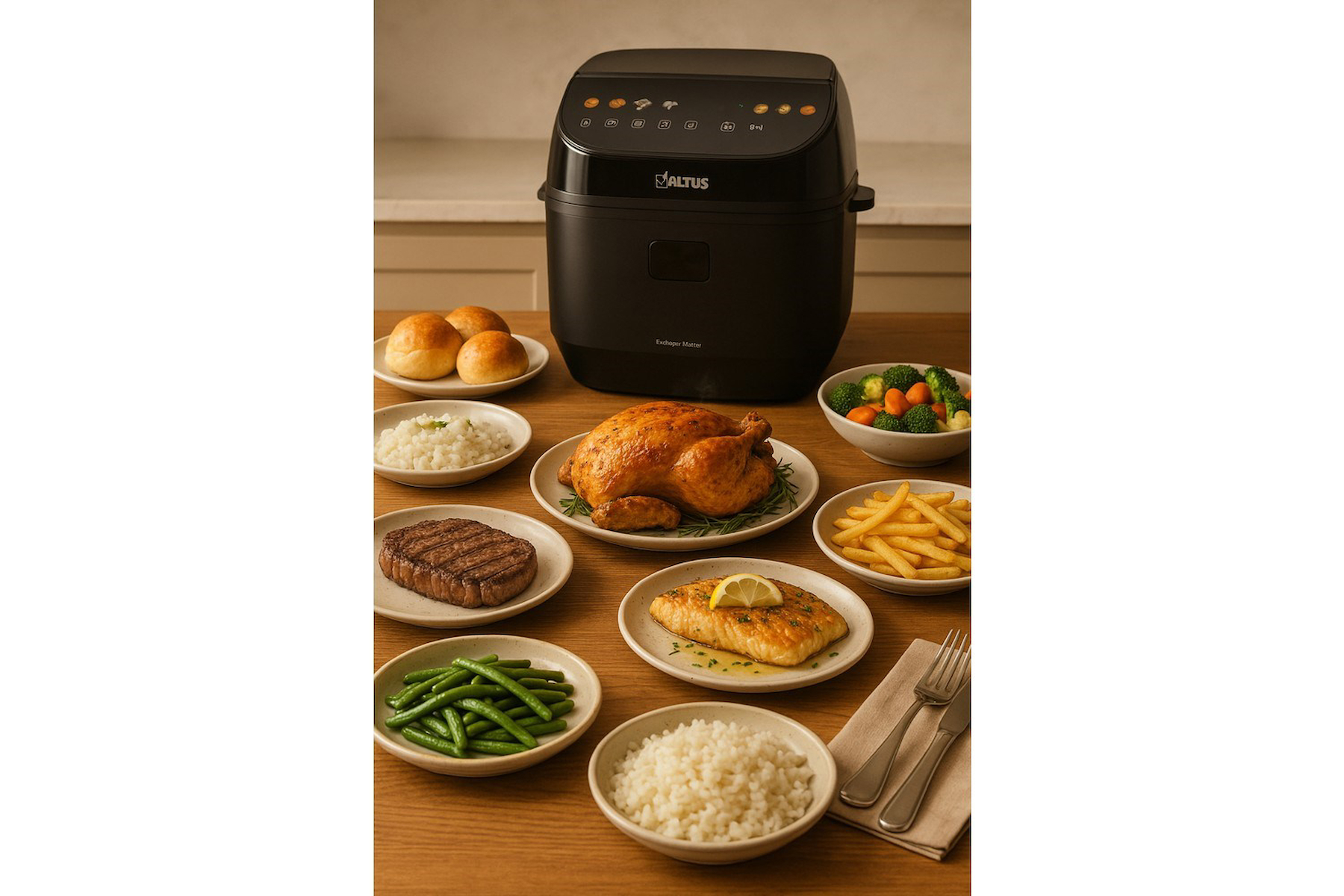 Altus AL 2594 SF Ecofryer Master 7 lt Buhar Destekli Az Yağlı Fritöz