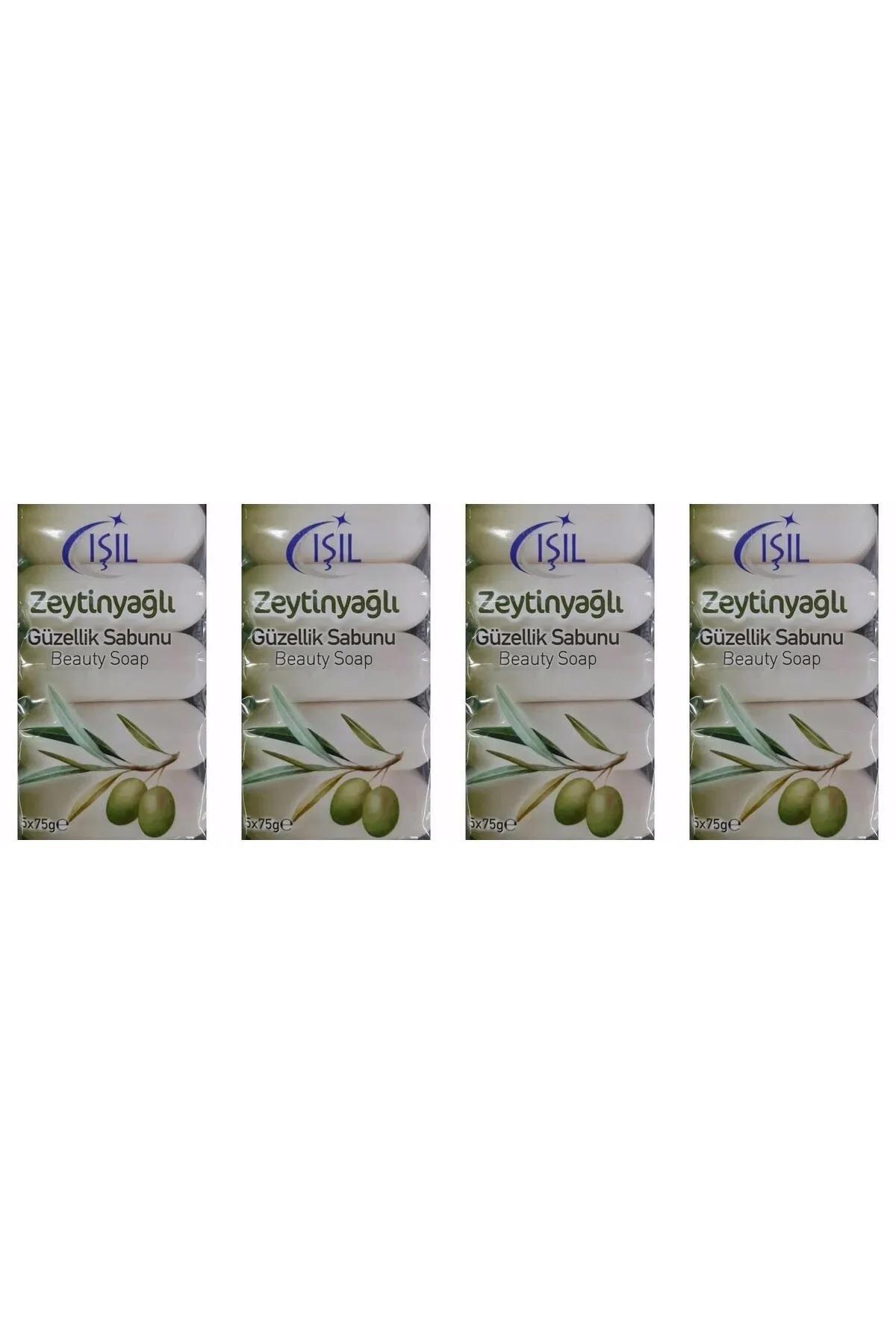 Işıl Katı Güzellik Sabunu Zeytinyağlı 5x75gr (4 PAKET)