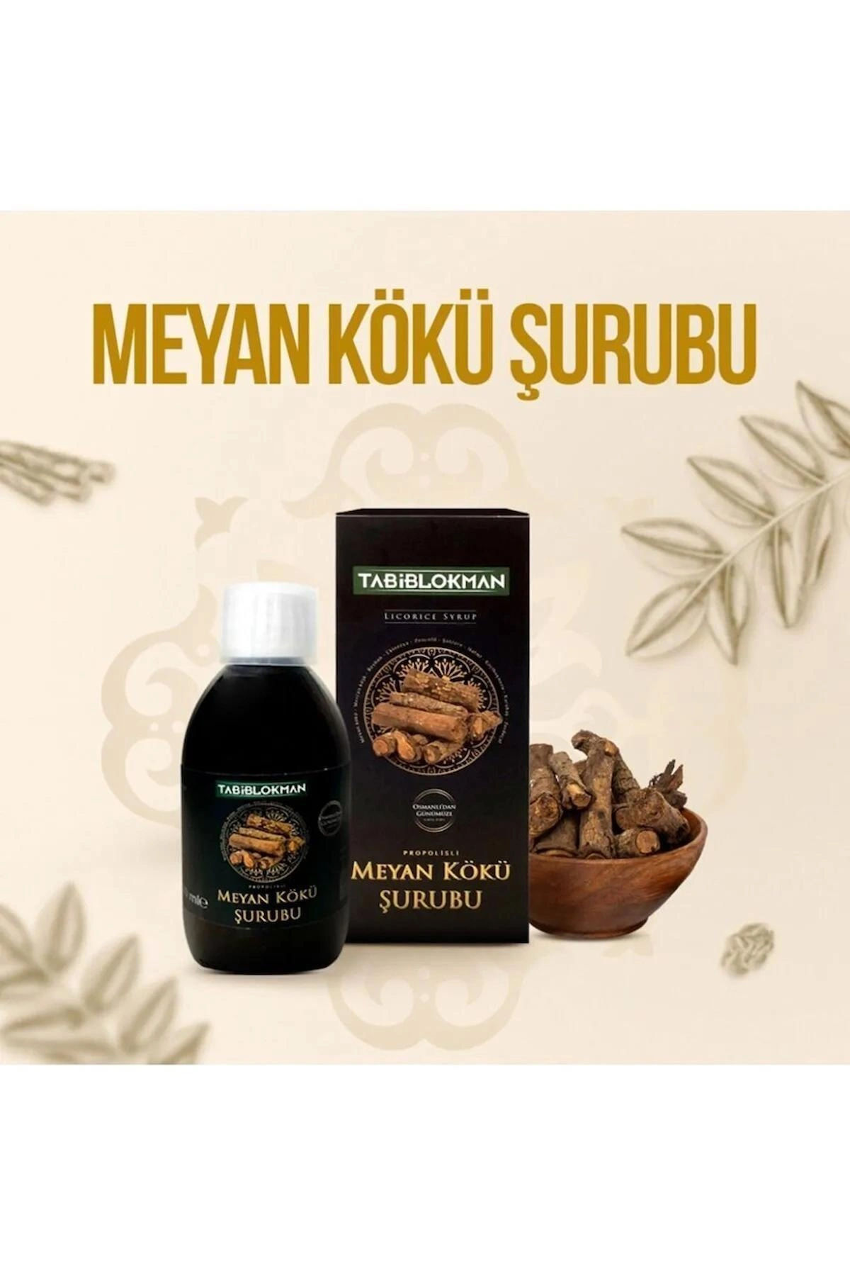 Bozkır Tahin Merkez Meyan Kökü Şurubu 230 ml (şekersiz)