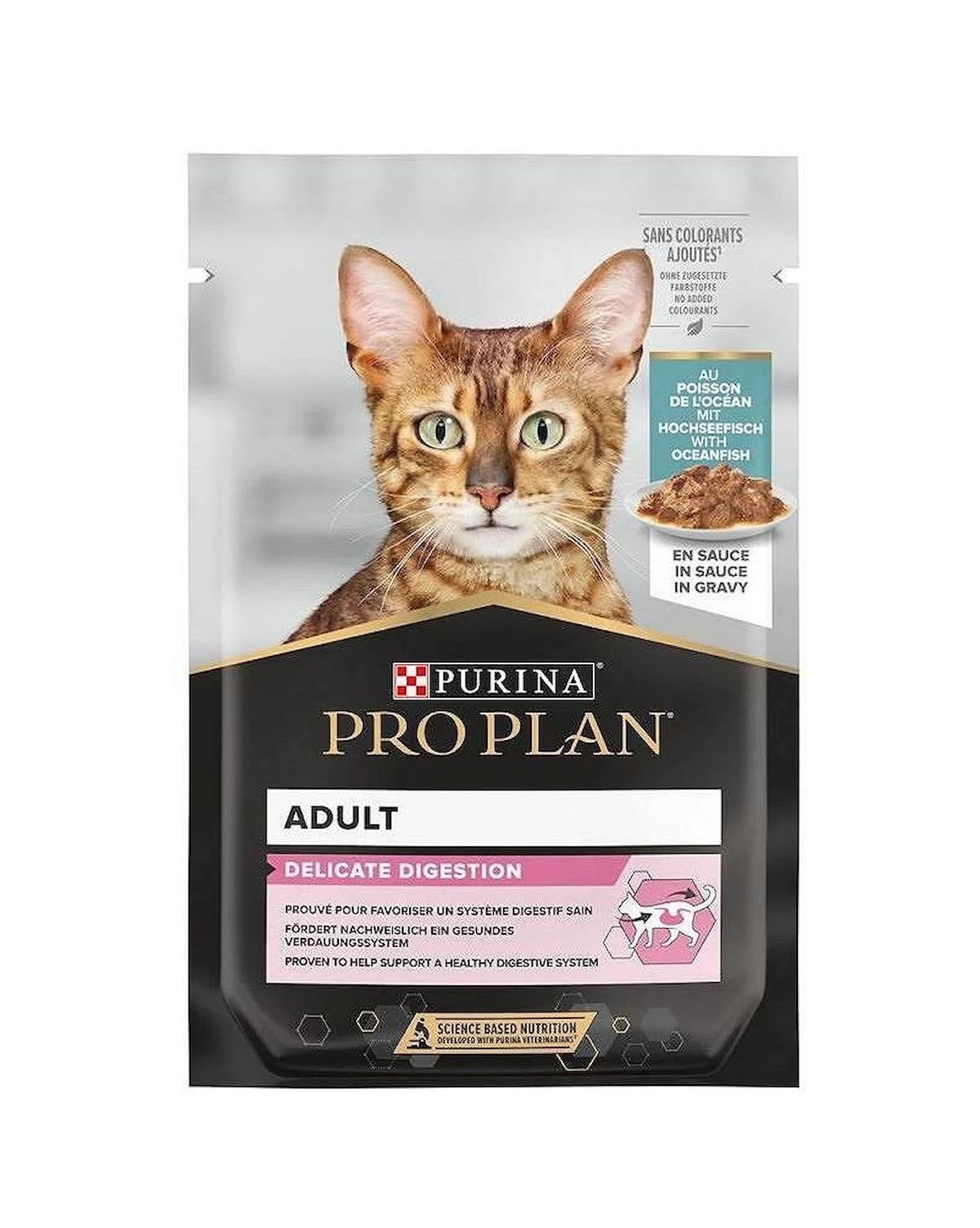 Pro Plan Okyanus Balıklı Yetişkin Kedi Yaş Maması 85gr x 5 Adet