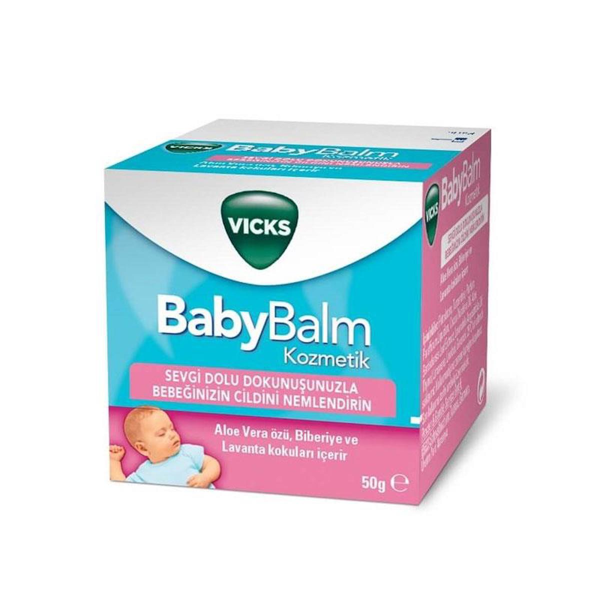 Vicks BabyRub Bebekler için Nemlendirici 50gr