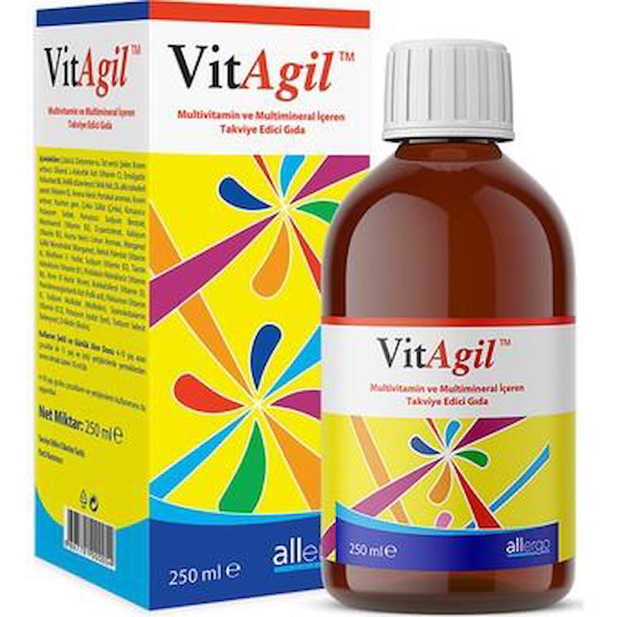 Allergo VitAgil Multivitamin-Mineral Şurup 250 mL