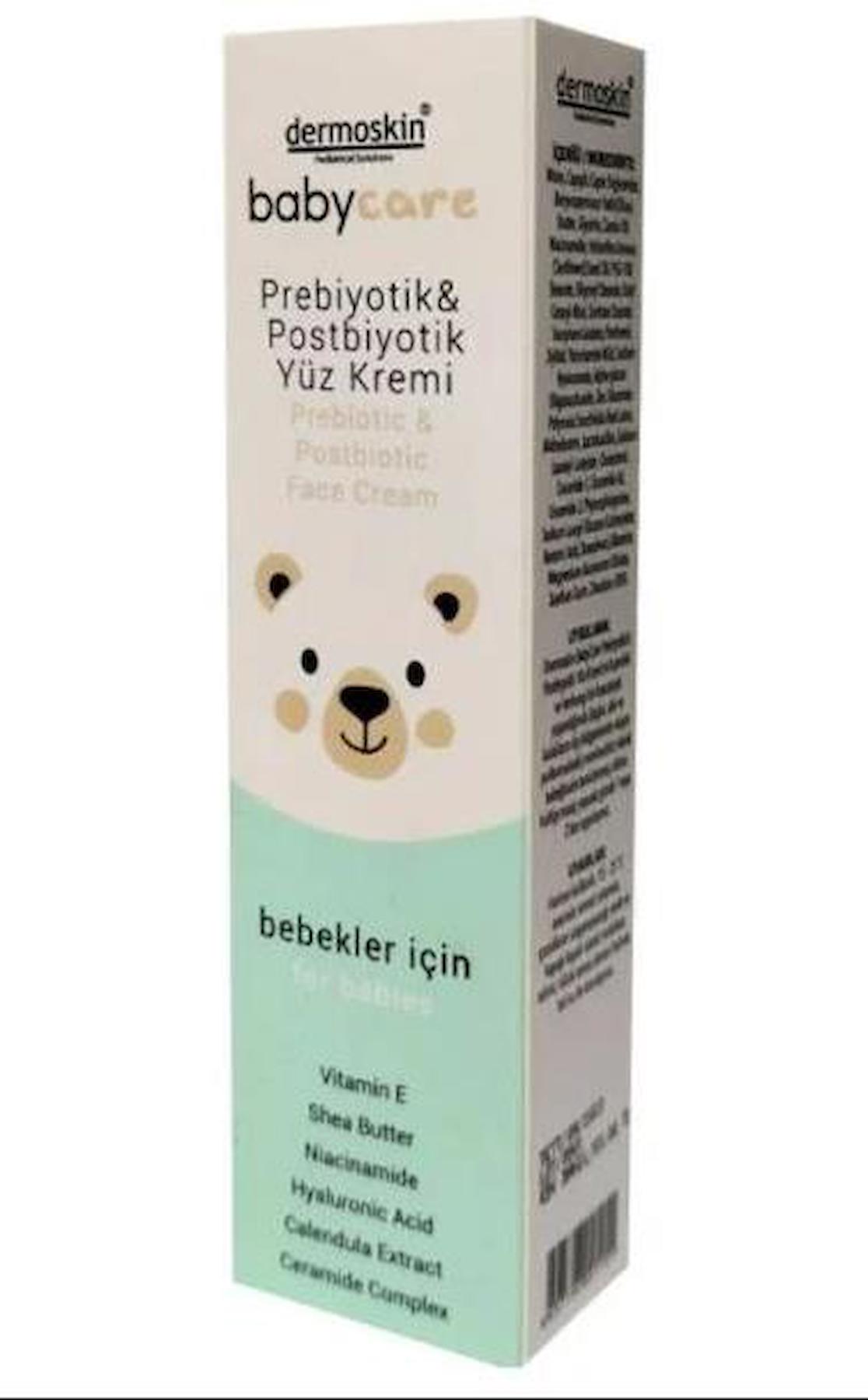 Dermoskin BabyCare Prebiyotik ve Postbiyotik Yüz Kremi 50ml