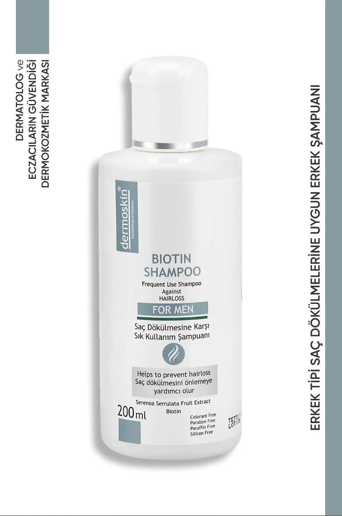 Dermoskin Biotin Şampuan Erkek 200 ml