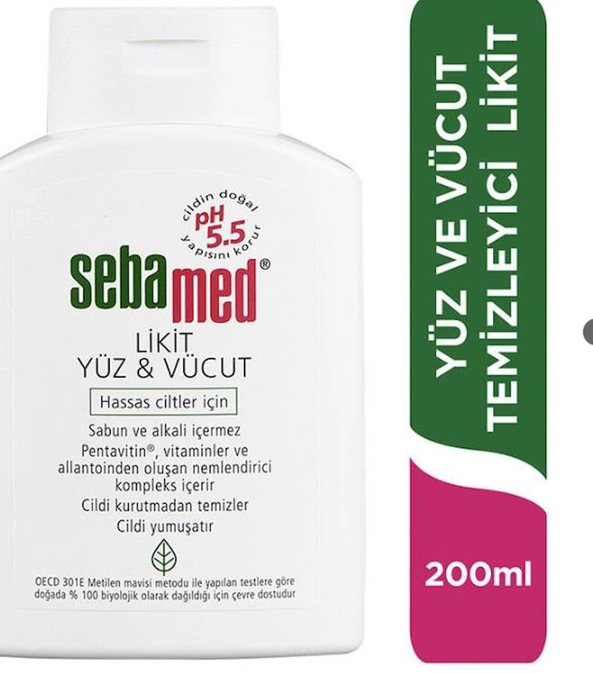 Sebamed Likit Yüz ve Vücut Temizleyici Jel 200 ml