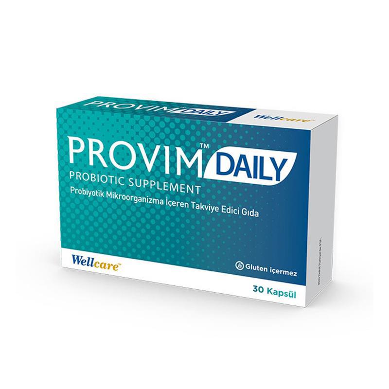 Wellcare Provim Daily Probiyotik Takviye Edici Gıda 30 Kapsül