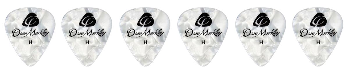 DEAN MARKLEY 33366 WHİTE PEARL HEAVY 1 MM 6 ADET PENA