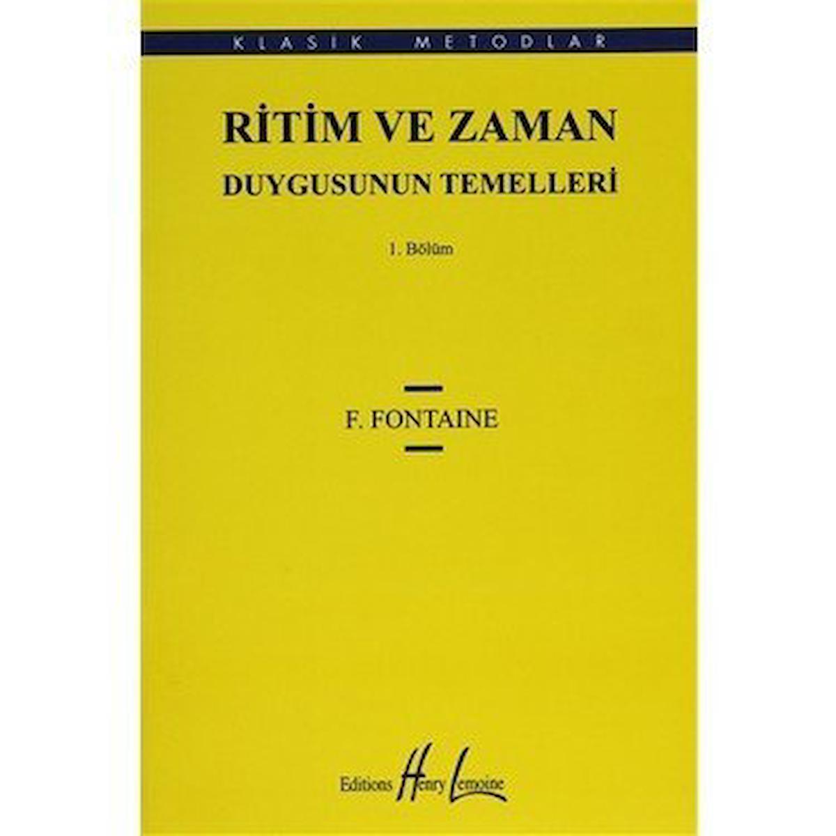 041-PMEM3030 RİTİM VE ZAMAN DUYGUSUNUN TEMELLERİ F.FONTAINE