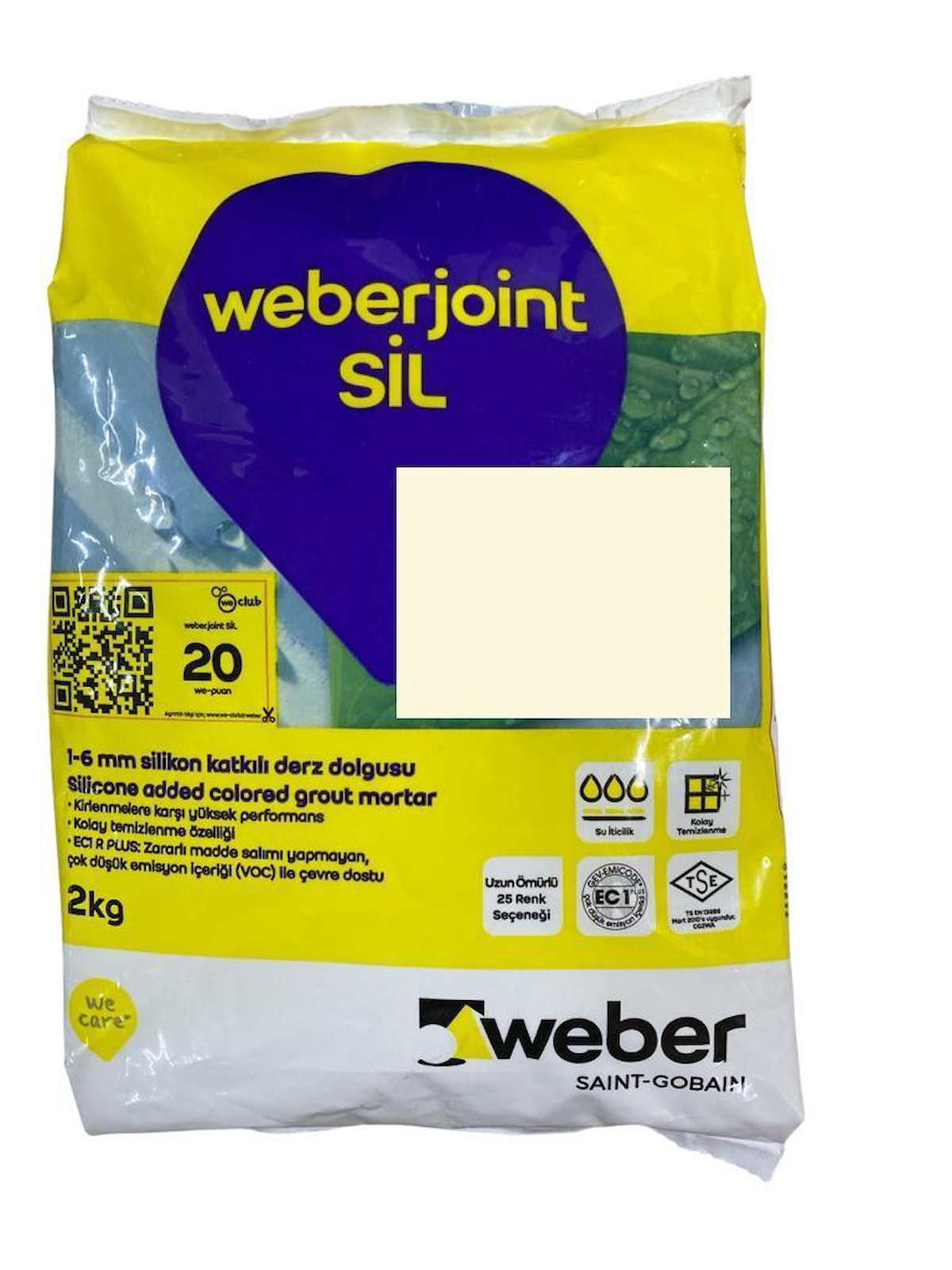 Weber Joint Sil 409 Bozdağ Krem Derz Dolgu 2 Kg