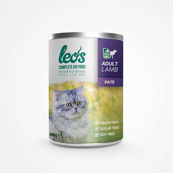 Leos Kuzu Etli Ezme Kedi Konservesi 24x400 Gr 