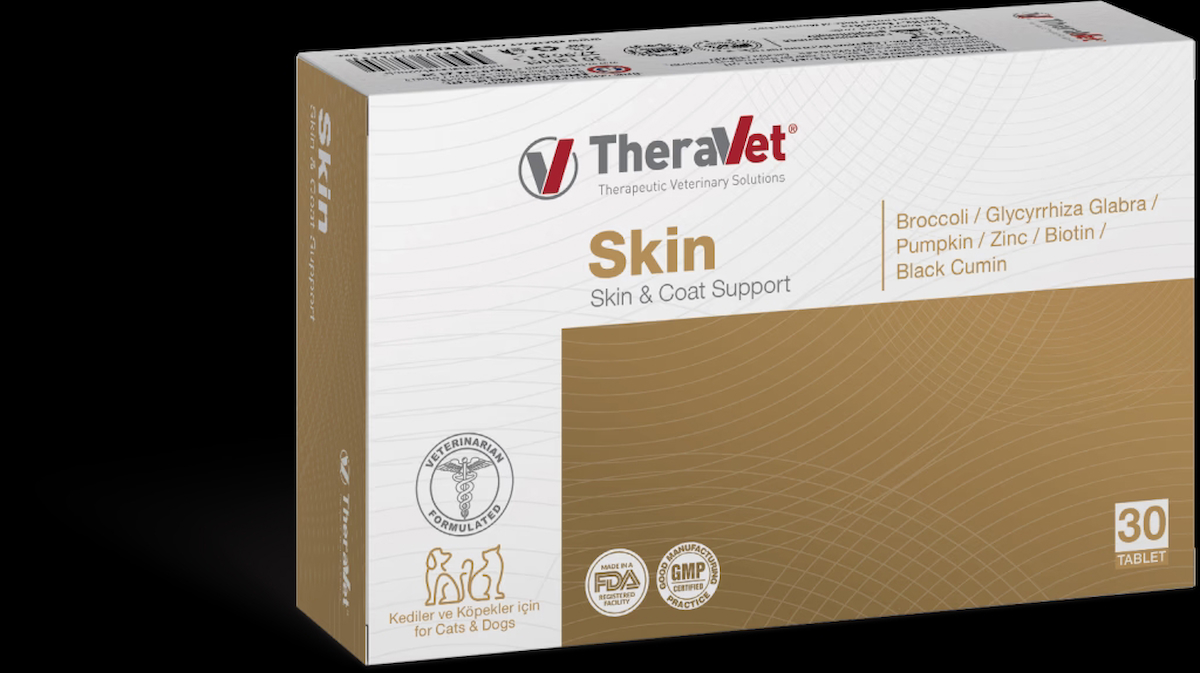 Theravet Skin Kediler ve Köpekler için 30 tablet