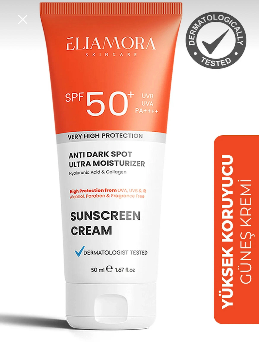 Yoğun Leke Karşıtı +50 Spf Güneş Kremi