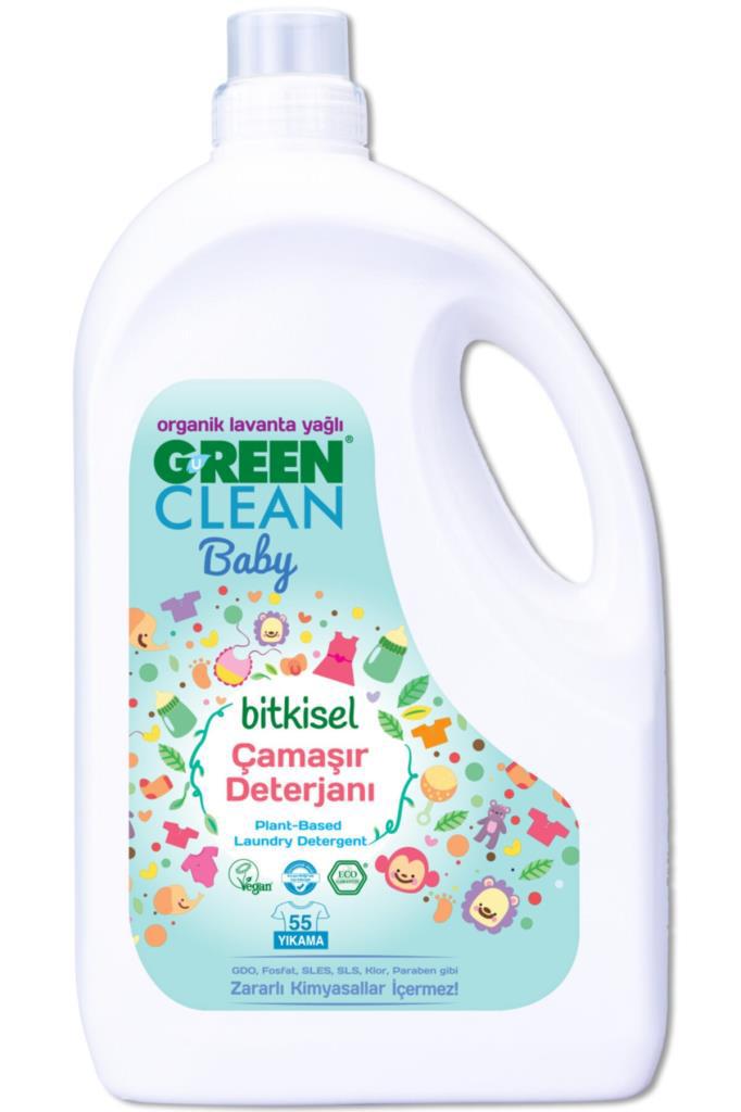 U Green Clean Organik Lavanta Yağlı Baby Bitkisel Çamaşır Deterjanı 2750 ml