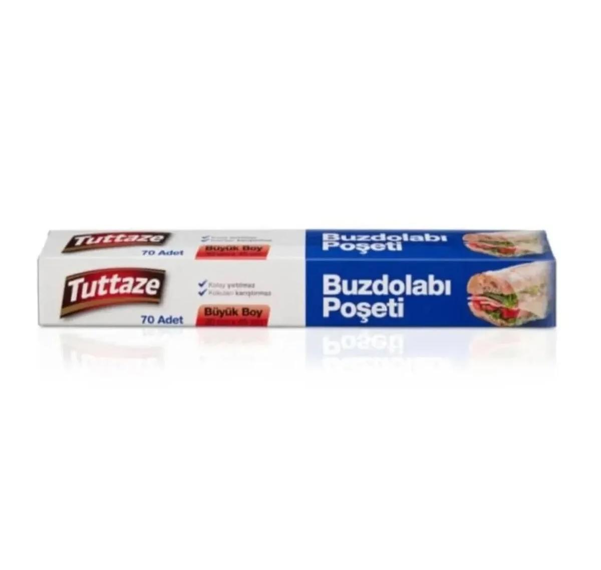 Tuttaze Buzdolabı Poşeti Büyük Boy 70 li 5 Paket