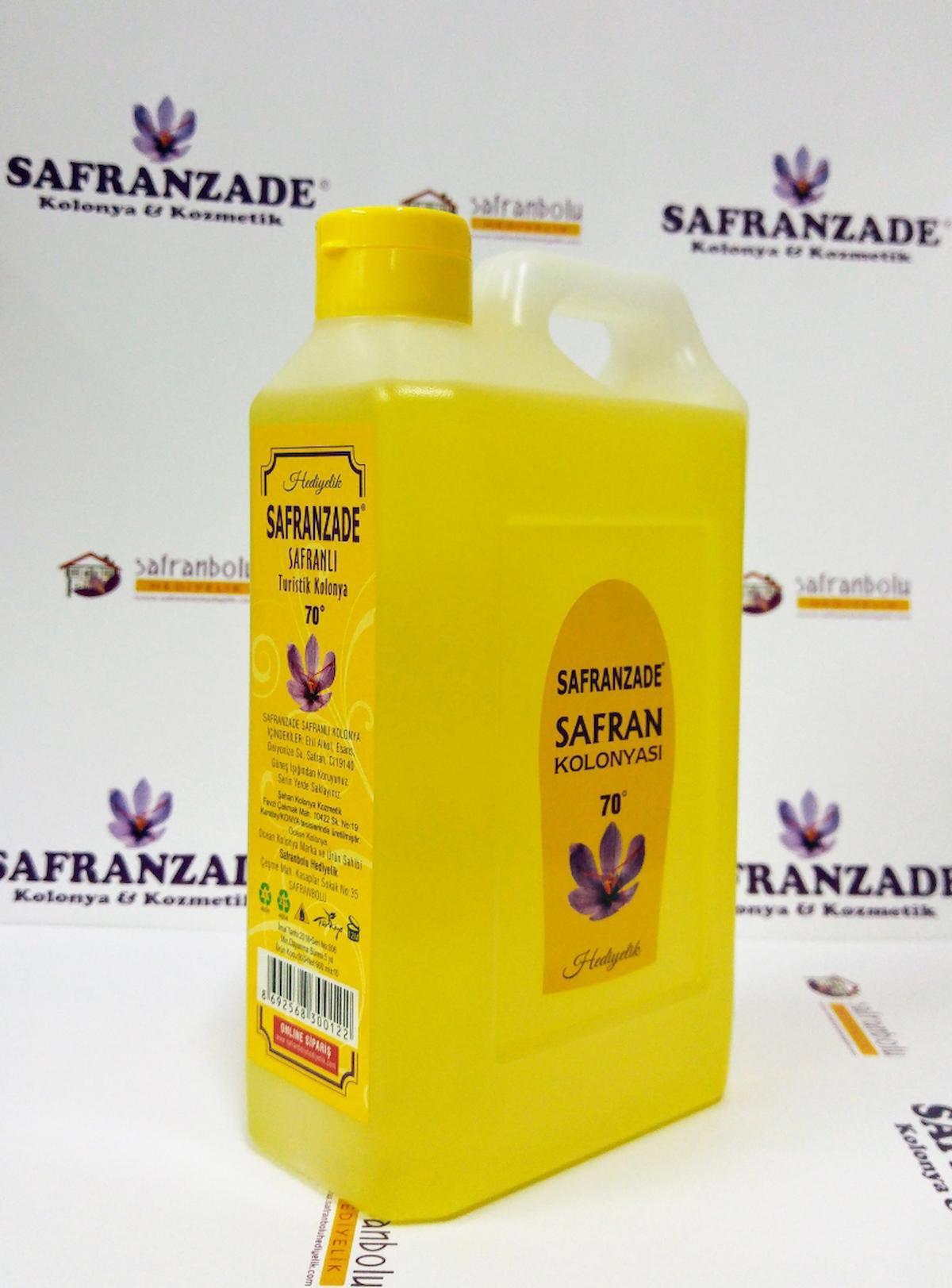 Safranzade Safran 70 Derece Pet Şişe 900 ml Kolonya