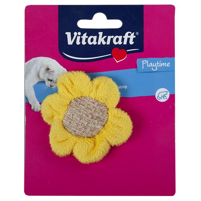 Vitakraft Kedi Oyuncağı Catnip Kokulu Ayçiçeği Pelüş 