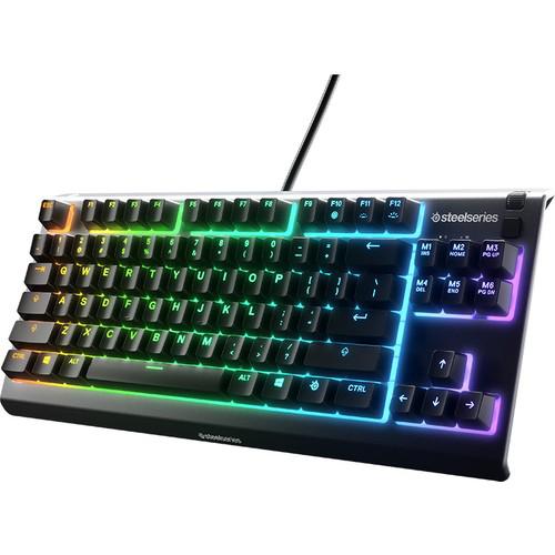 Steelseries Apex 3 TKL Gaming Klavye – 8 Bölge Rgb Aydınlatma – IP32 Suya ve Toza Dayanıklılık – Türkçe Qwerty