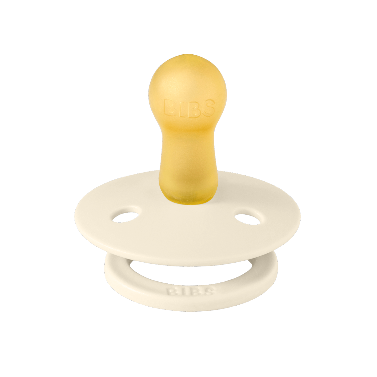 Bibs Kauçuk Emzik I Ivory I 6-18 Ay