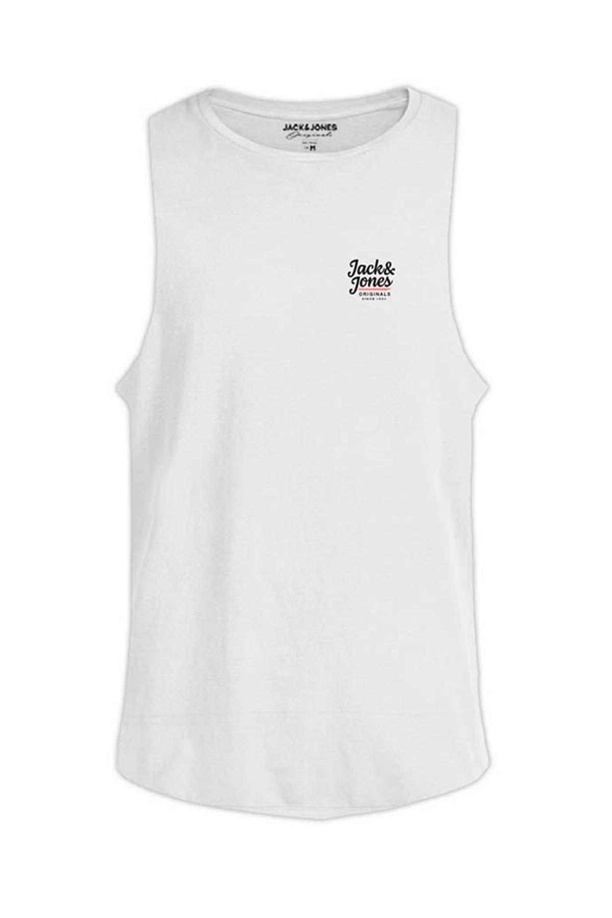 Jack & Jones Erkek Günlük  Baskılı Spor Günlük Atlet Tank Top - 12238111