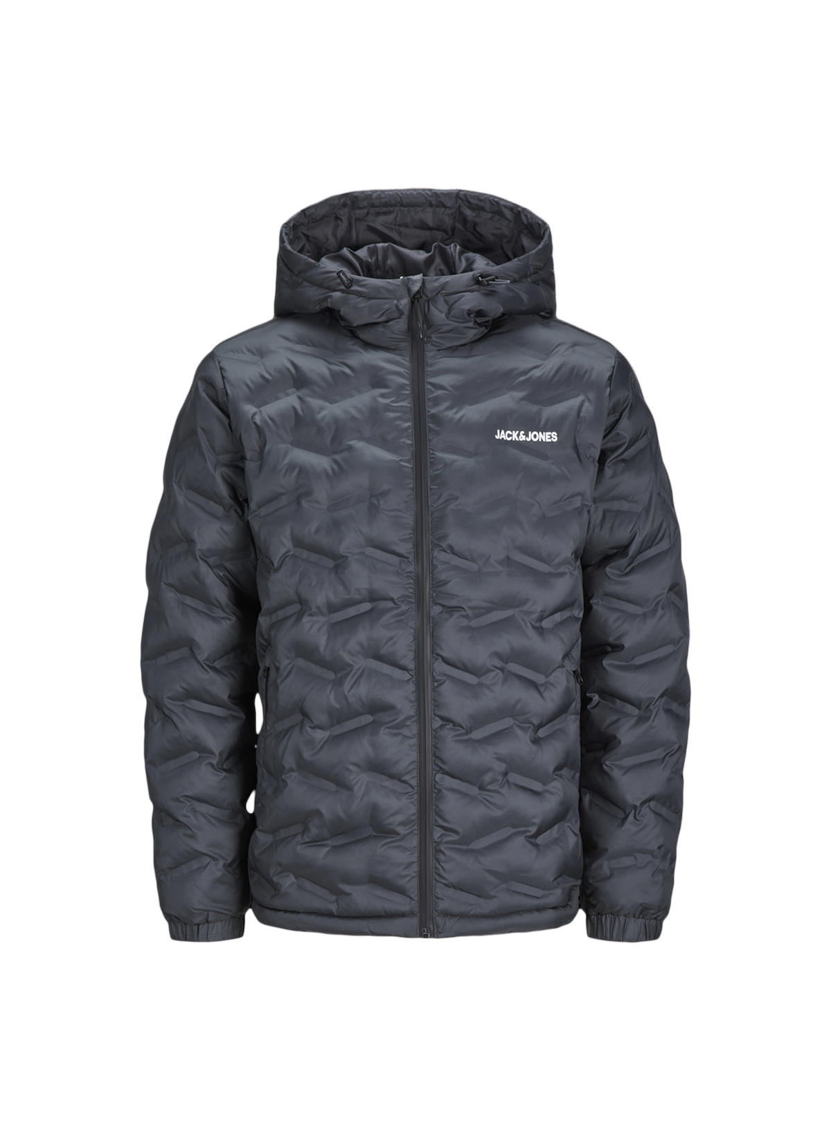 Jack & Jones Gri Erkek Mont 12250429_JCOWIN QUILTED JACKET SMU