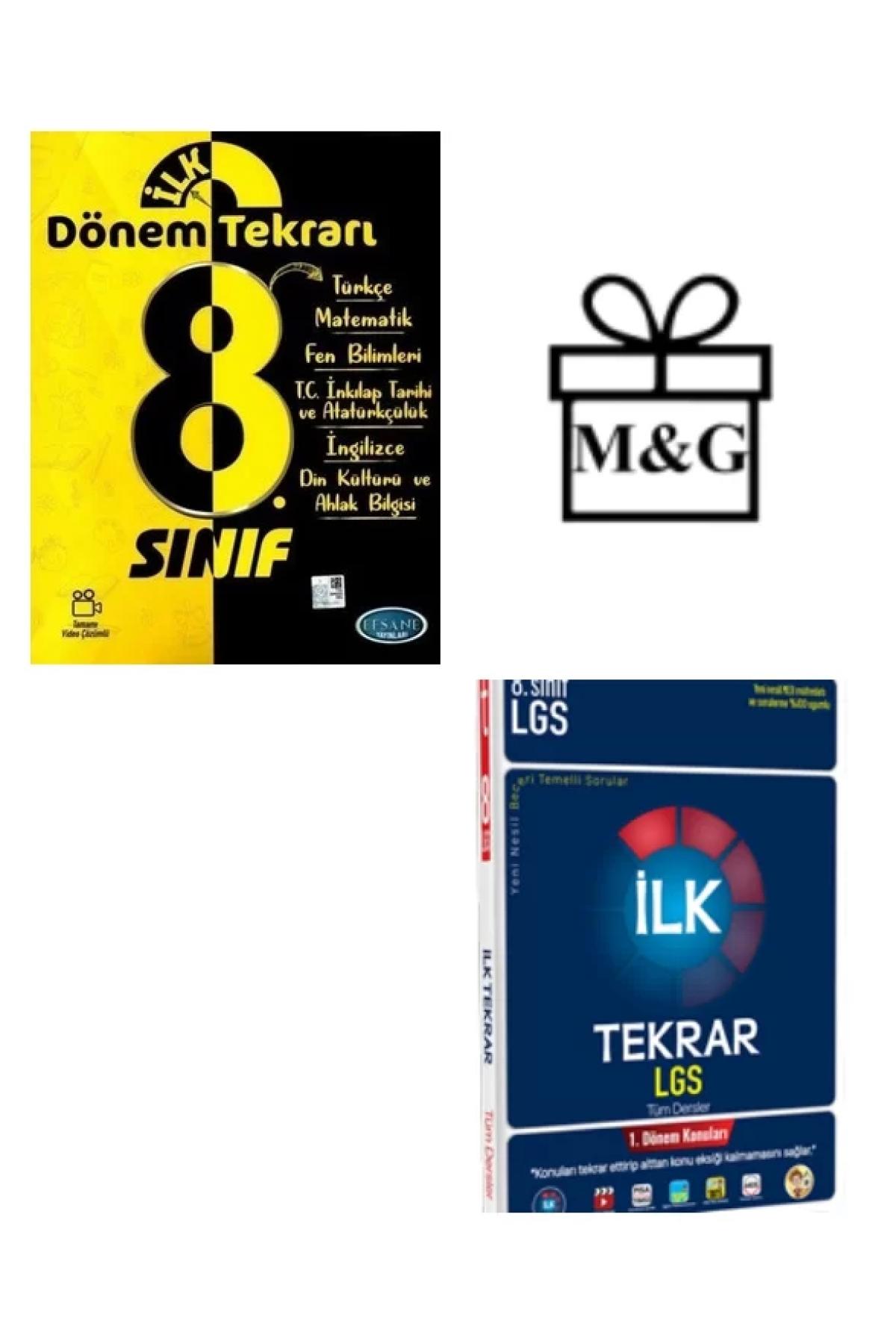 LGS 8.Sınıf 1.Dönem Efsane Tekrar Kitabı ve İlk Tekrar Kitabı