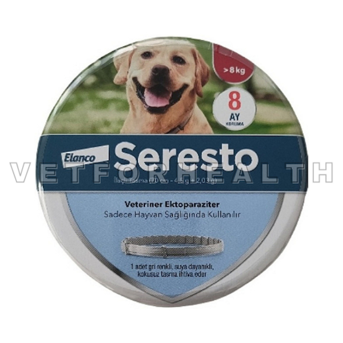 Seresto Tasma 70cm>8 Kg Orta-Büyük Irk Köpek için SKT:12.26