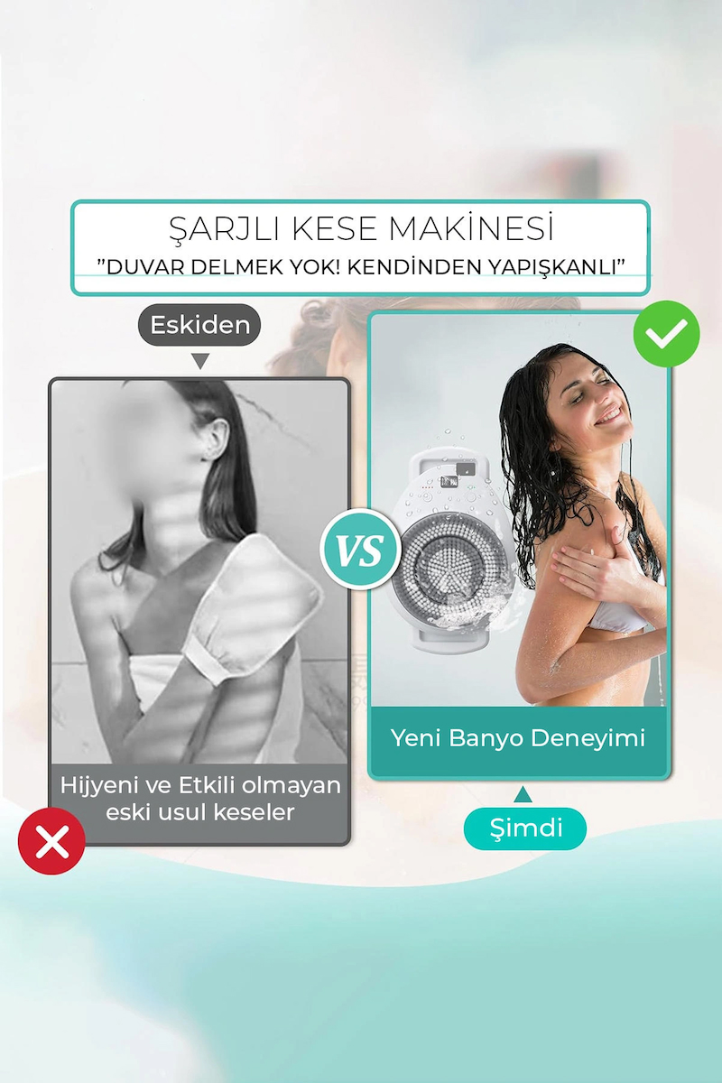Şarjlı Kese Makinesi Yapışkanlı Kolay Montaj