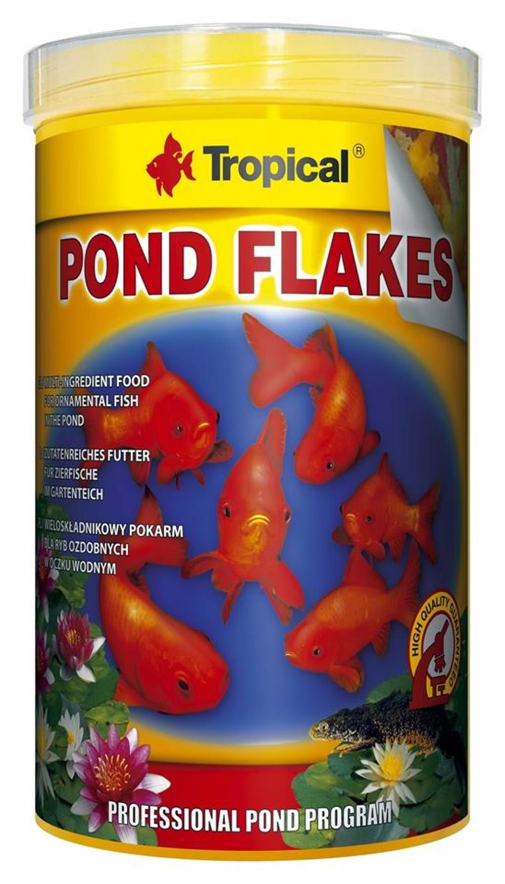 Tropical Pond Flakes Havuz Balıkları İçin Pul Yem 1000 Ml