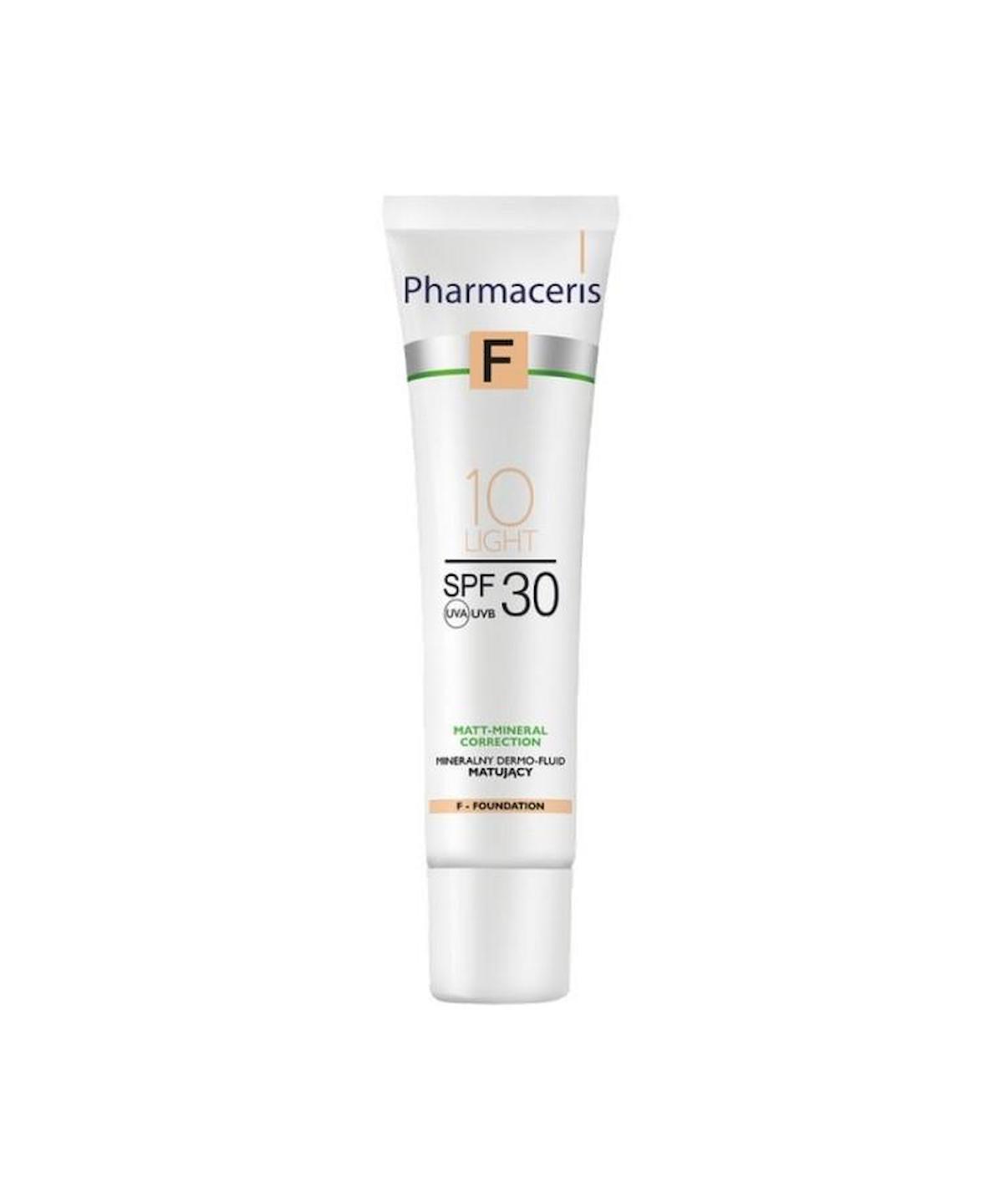 Pharmaceris F Mineral Matifying Fluid Dermo-Foundation 10 Light SPF30 30 ML