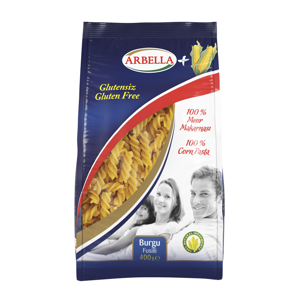 GLUTENSİZ BURGU MAKARNA ARBELLA 400 GR