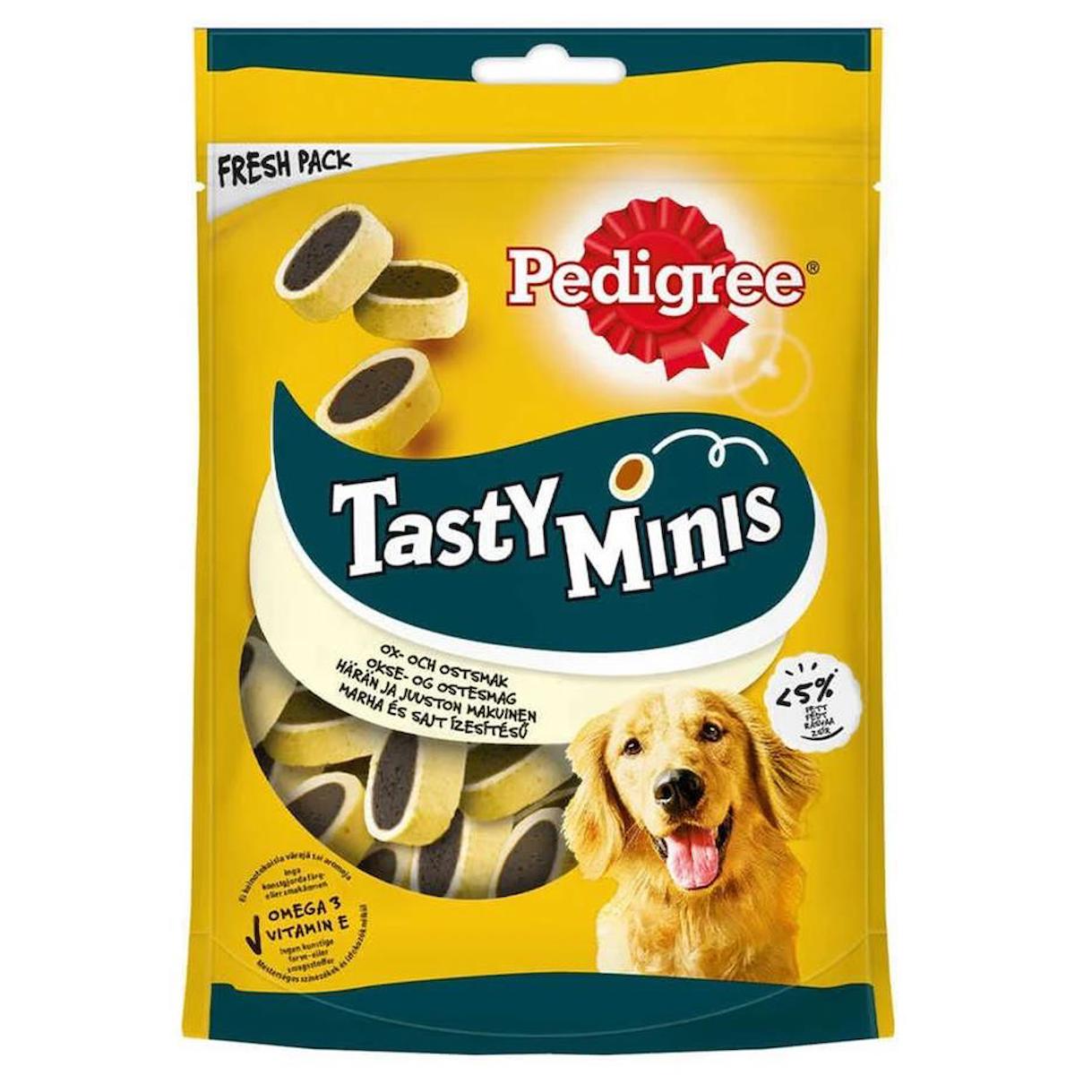 Pedigree Tasty Minis Sığır Etli ve Peynirli Köpek Ödül Maması 140gr