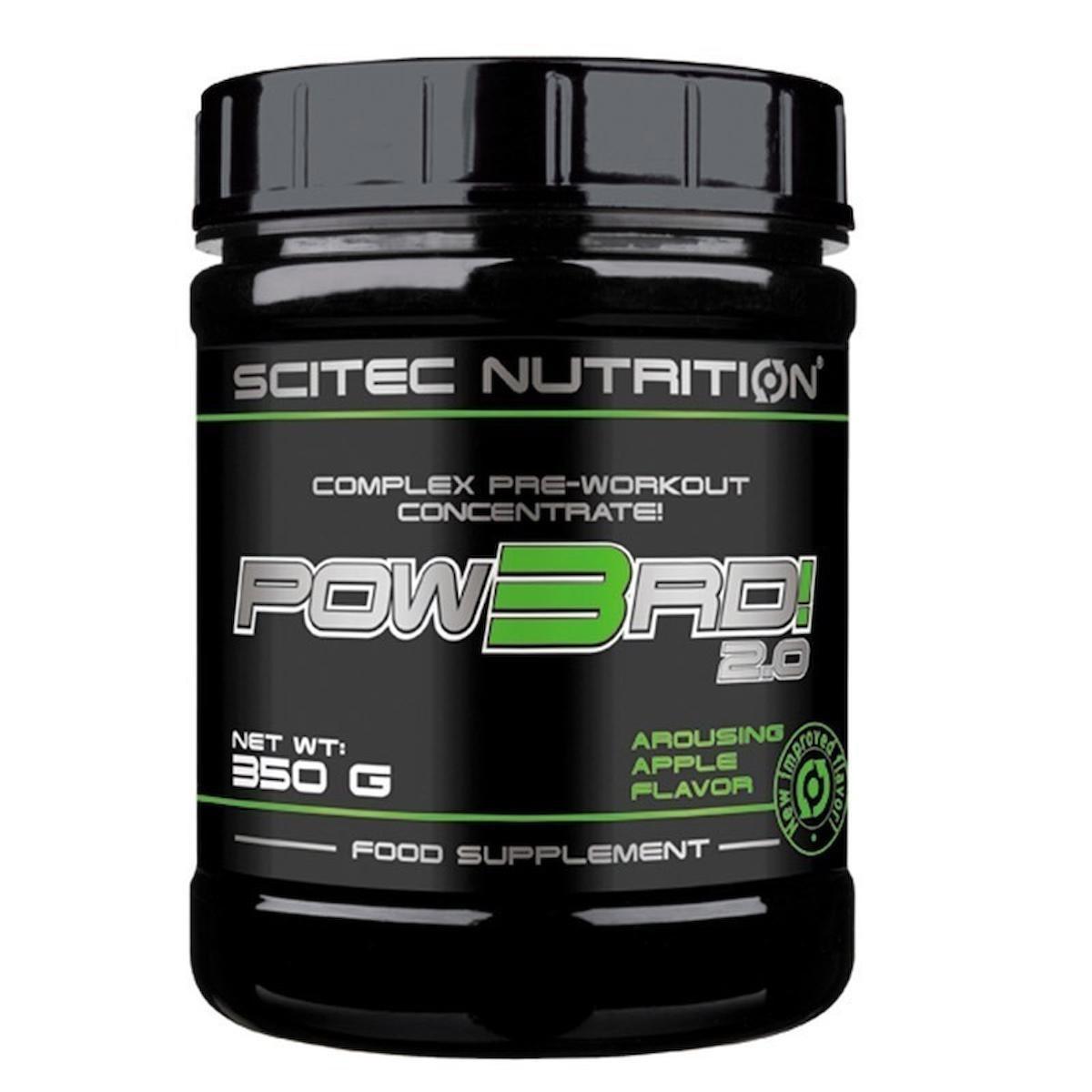 SCİTEC NUTRITION POW3RD! COMPLEX PRE-WORKOUT CONCENTRATE 50 SERVİS ELMA AROMALI