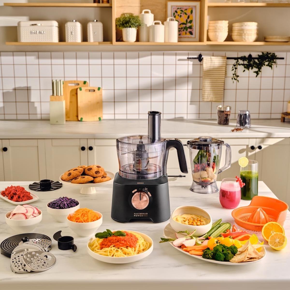 Karaca Mastermaid Power Max 11 In 1 Mutfak Robotu Black Copper 2500 W