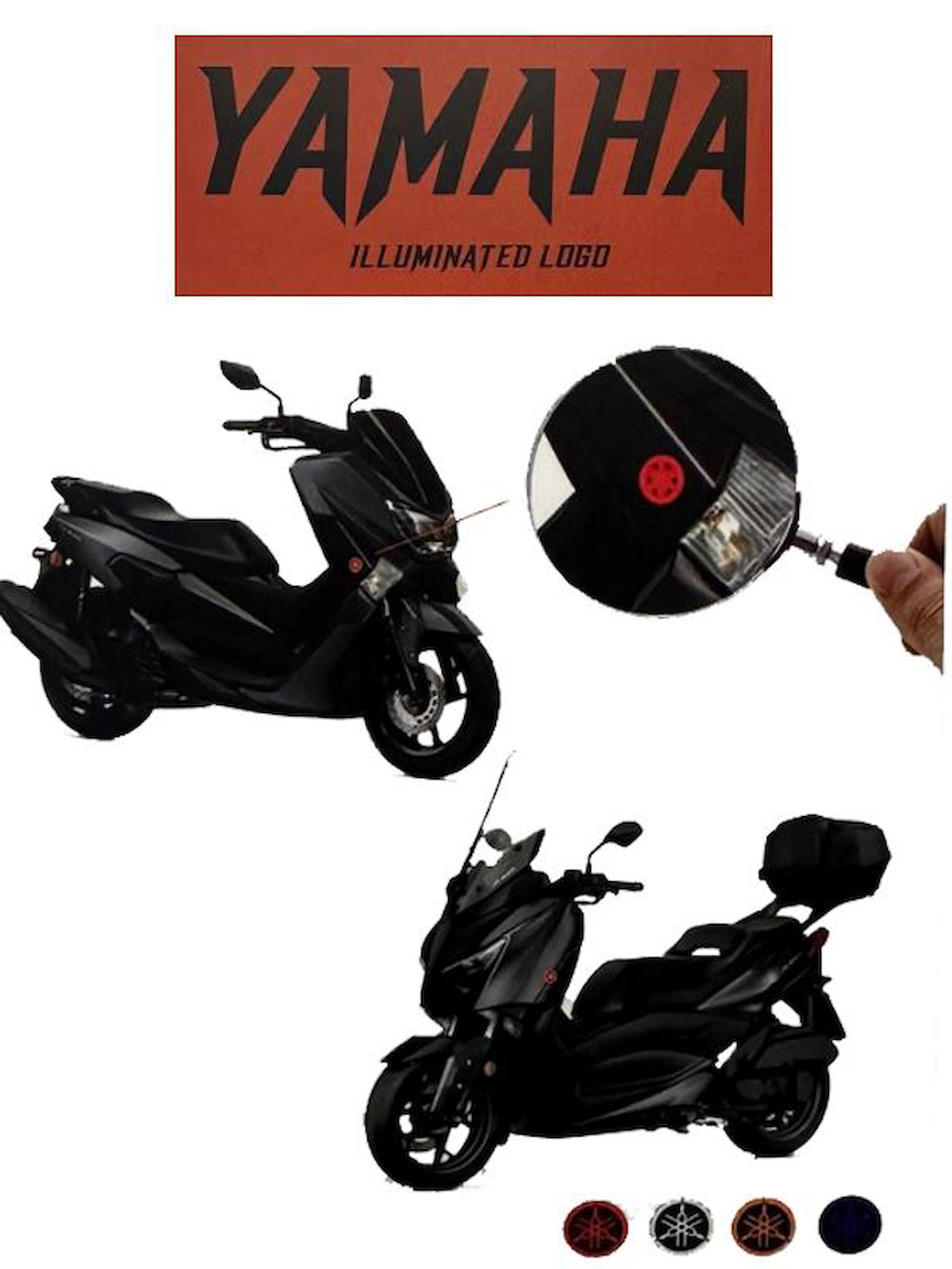 YAMAHA ışıklı LOGO / KIRMIZI 