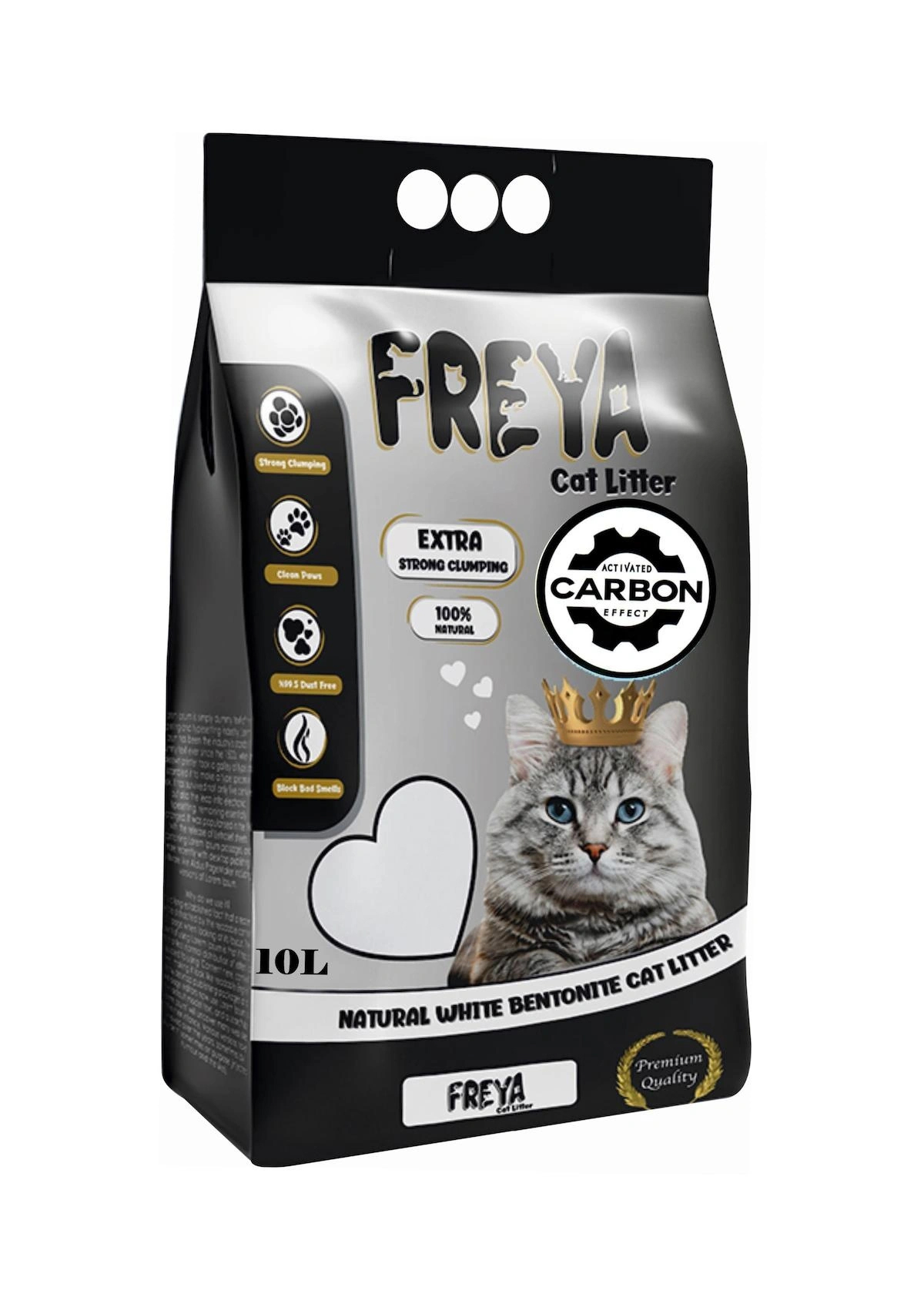 FREYA 10 LT KEDİ KUMU AKTİF KARBON