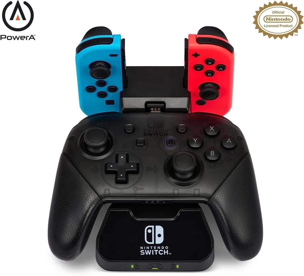 Nintendo Switch Pro Controller Joycon Şarj İstasyonu Dock Lisanslı