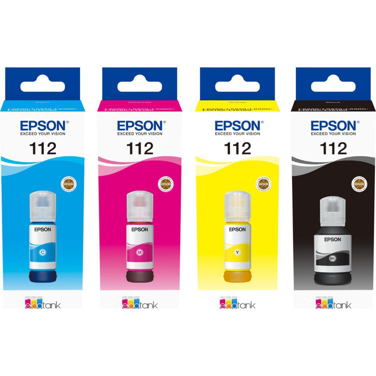 Epson 112 Serisi 4lü Mürekkep Seti