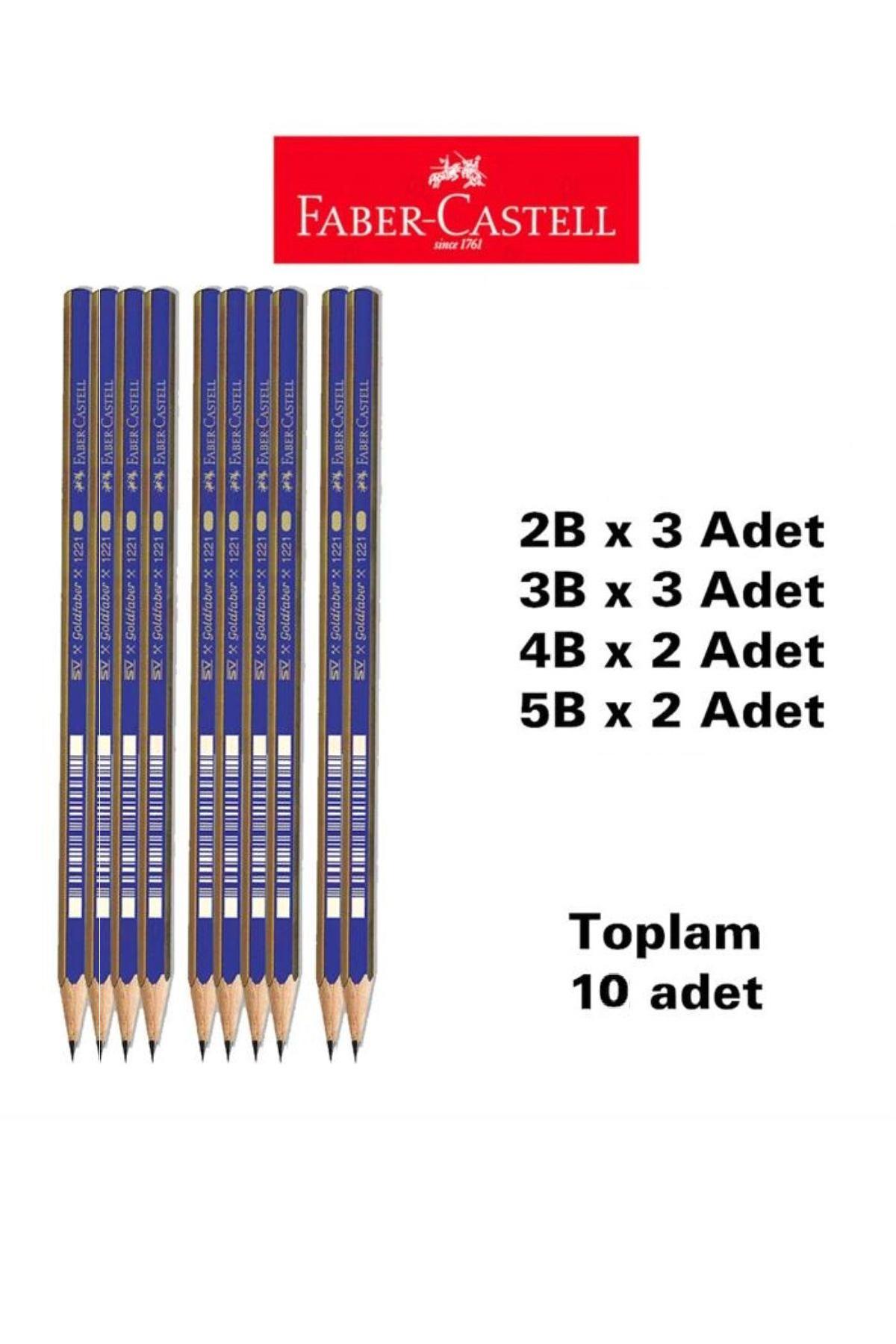 Dereceli Kalem Seti 10 Adet (2B 3 ADET 3B 3 ADET 4B 2 ADET 5B 2ADET)