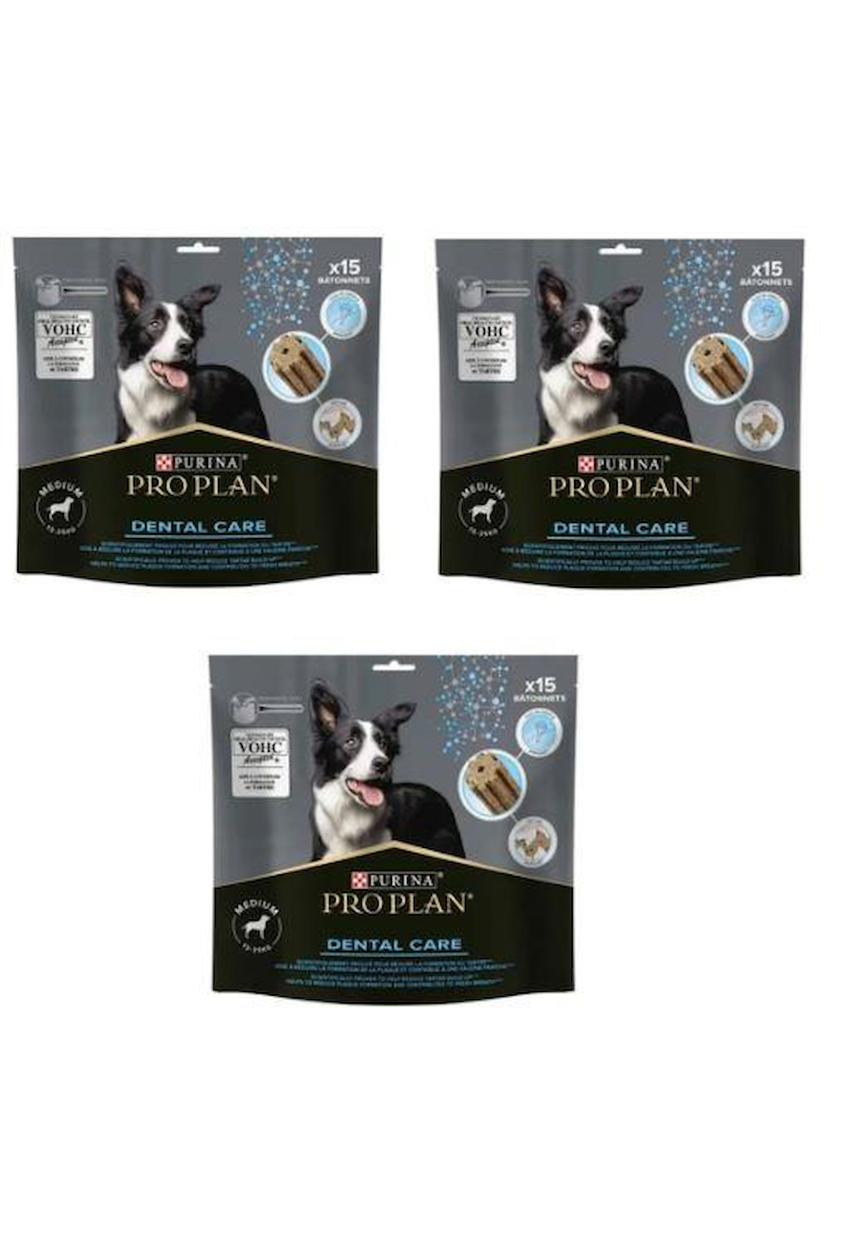 Pro Plan Dental Care Orta Irk Köpek Ödül Maması 345 Gr *3 Adet