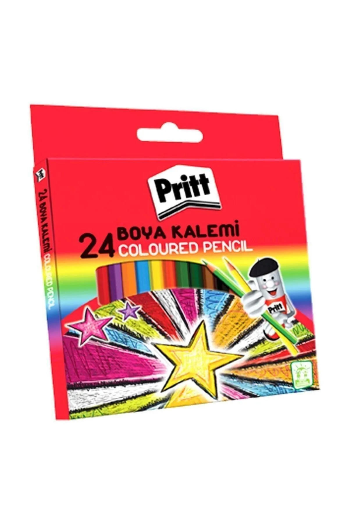 Pritt Karton Kutu Tam Boy 24'lü Kuru Boya Seti